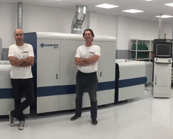 Another Domino N610i Ink Jet Label Press Installed In Spain