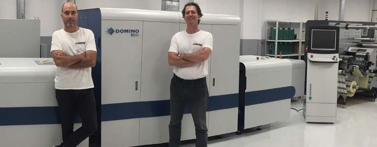 Another Domino N610i Ink Jet Label Press Installed In Spain