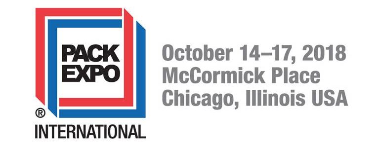 PACK EXPO october 14 – 17, 2018 | McCormick Place, Chicago, IL USA