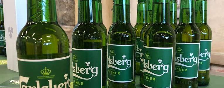 Carlsberg chose the global ink manufacturer hubergroup as main supplier for their beer labels