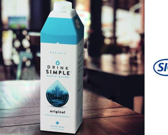 Drink Simple™ Maple Water provides plant-based hydration in combidome cartons from SIG