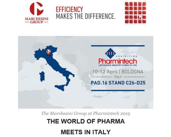 PHARMINTECH 2019: MARCHESINI GROUP LAUNCHES ITS AL ALL-AROUND INNOVATION PROJECT FOR INDUSTRY 4.0