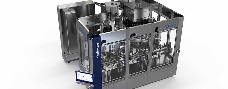 New compact glass filler Craftmate G for beer and CSDs